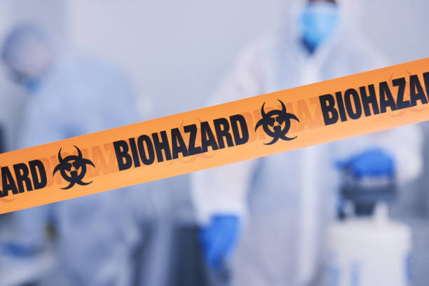 Professional Biohazard Cleanup technician working in Arcadia, FL
